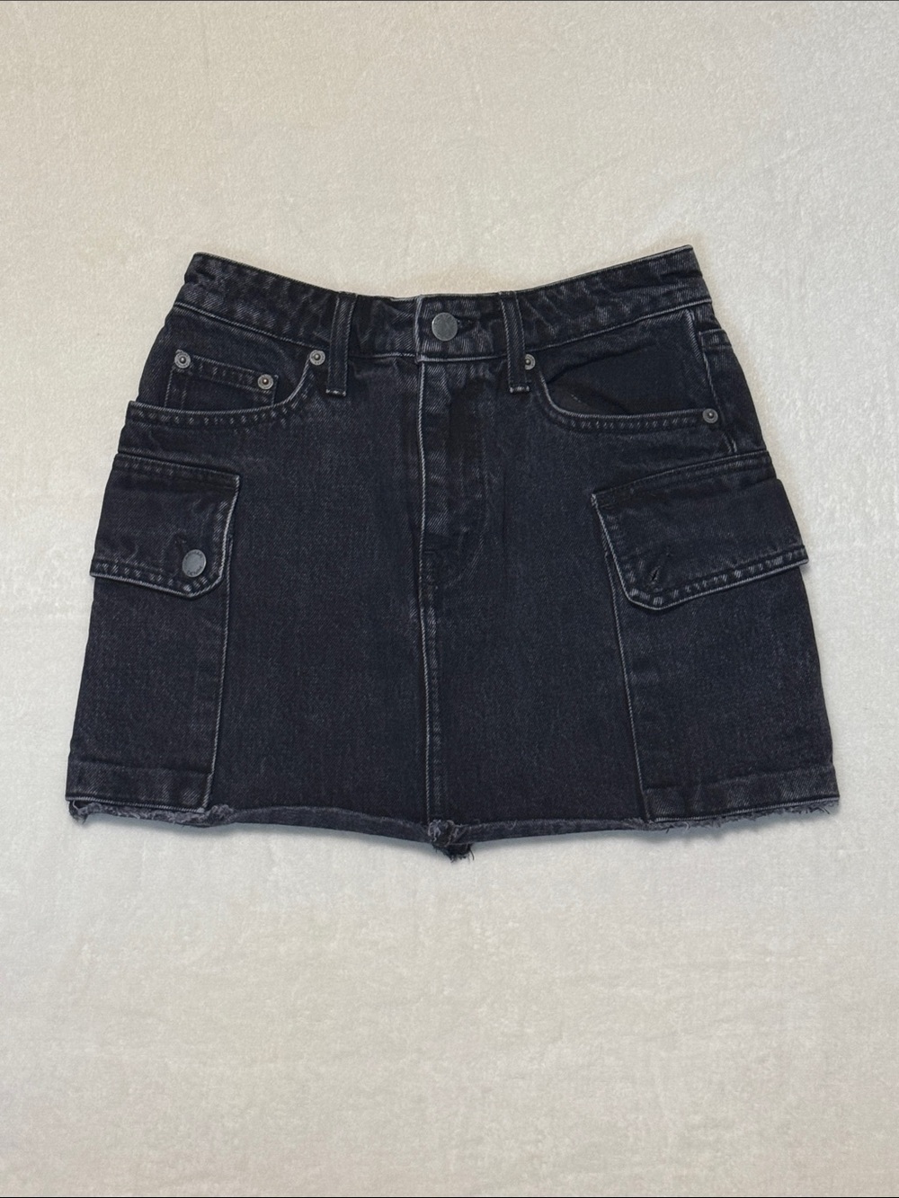 Women’s Black Denim Carmar Skirt
